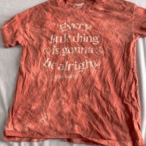 tailgate rusty orange tie dye t-shirt